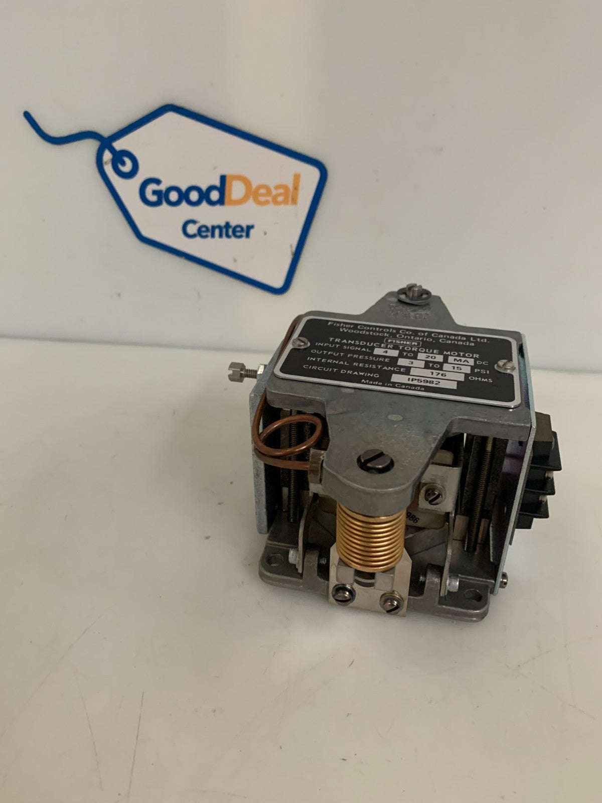 FISHER CONTROLS TRANSDUCER TORQUE MOTOR 1P598200D2