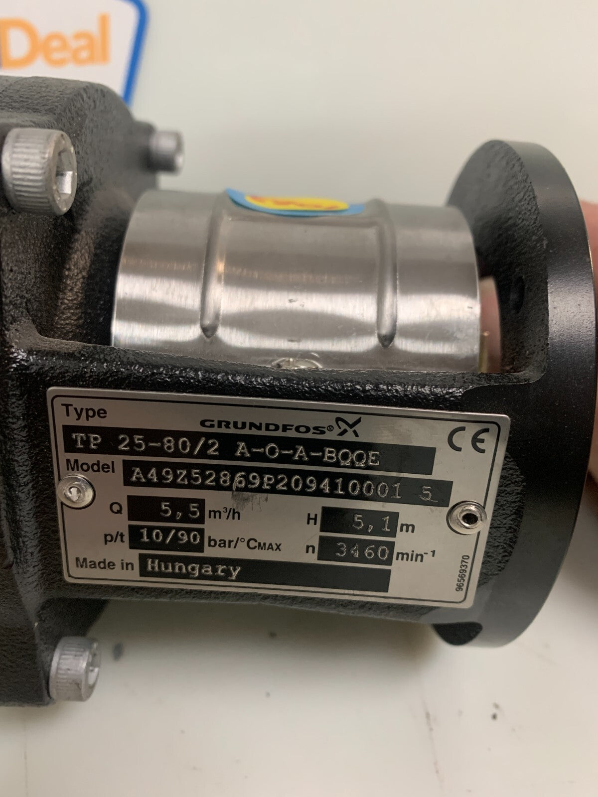 Grundfos TP 25-80/2 A-0-A-BQQE Pump