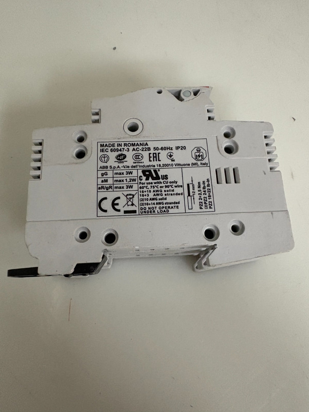 LOT OF 3 ABB FUSE SWITCH DISCONNECT 32A W/FUSES3