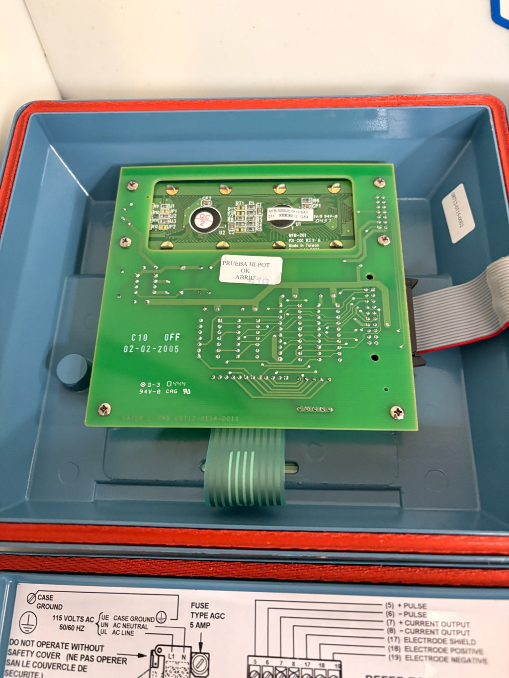 ROSEMOUNT MAGNETIC FLOWMETER TRANSMITTER 8712HR12N0M46
