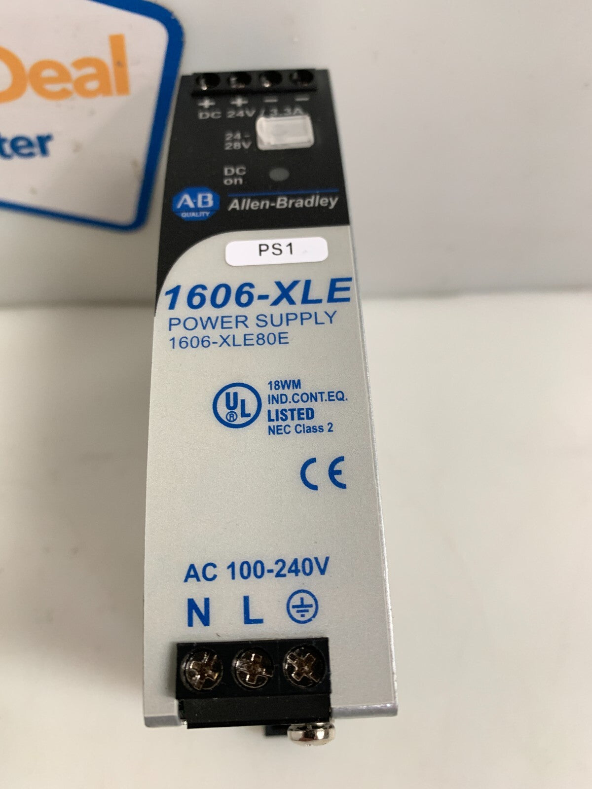 ALLEN BRADLEY POWER SUPPLY 1606-XLE80E SER A1