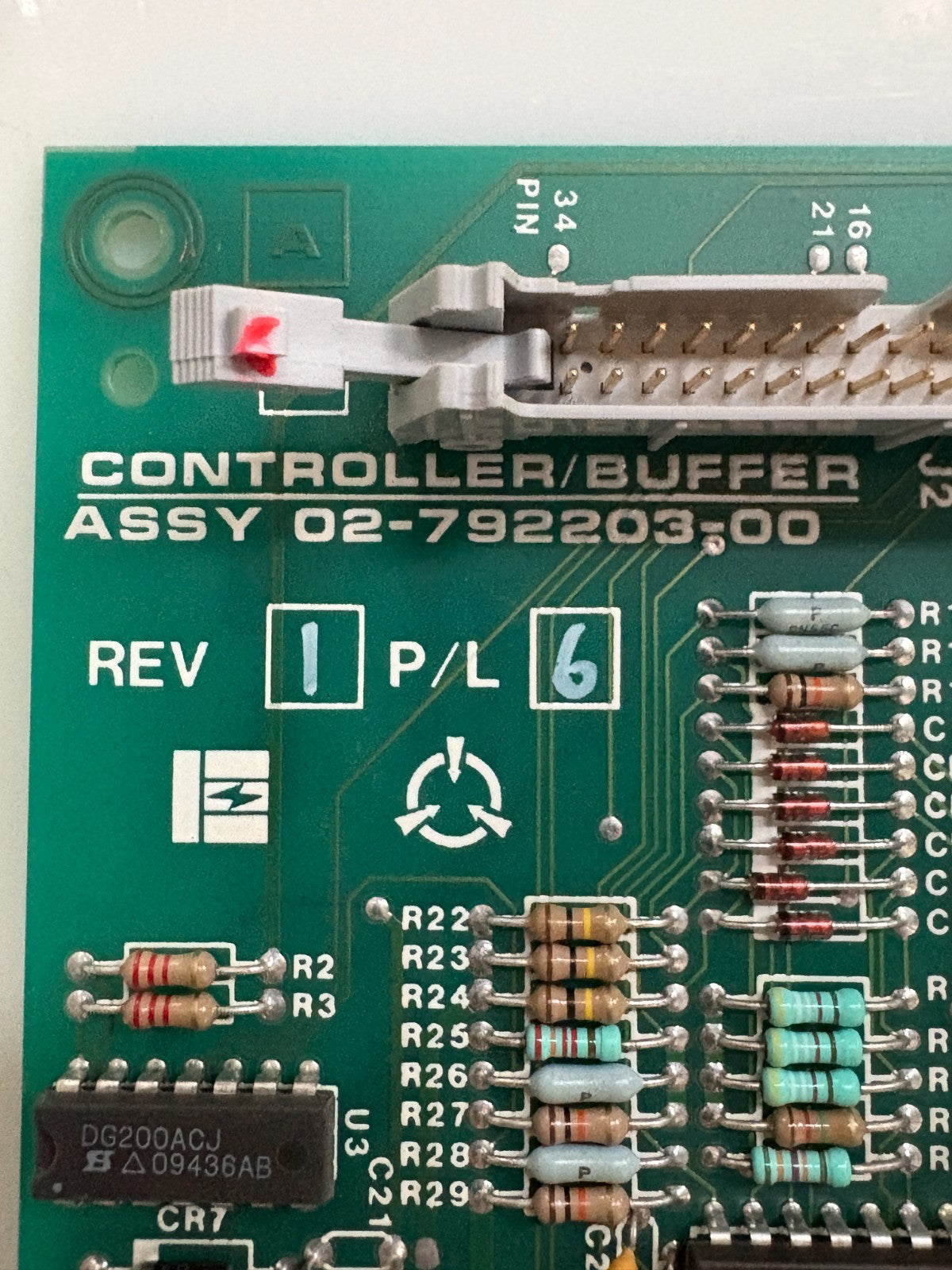 LIEBERT CONTROLLER/BUFFER ASSY 02-792203-00