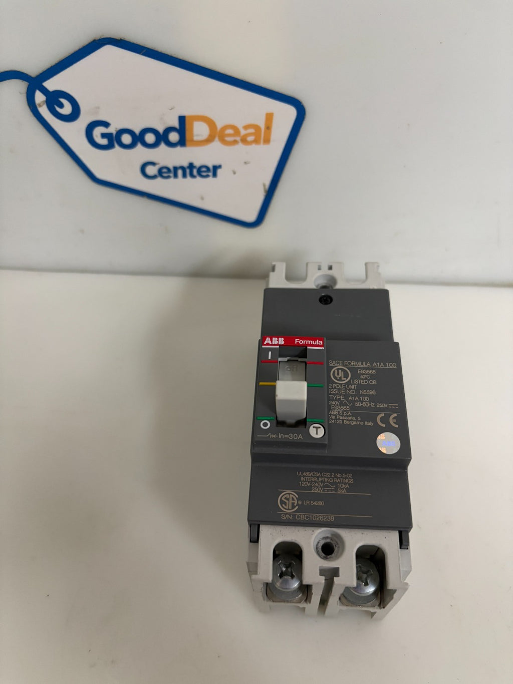 ABB FORMULA BREAKER SACE FORMULA A1A 100