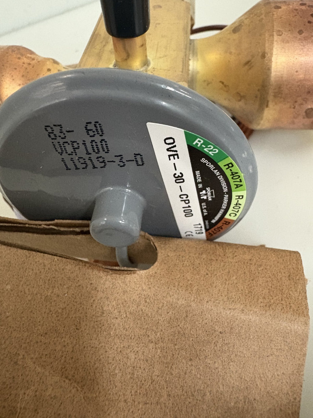SPORLAN THERMASTATIC EXPANSION VALVE OVE-30-CP100