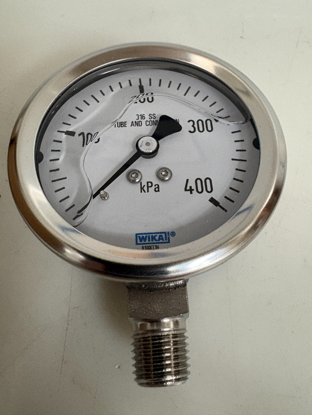 WIKA PRESSURE GAUGE 0-400 KPA #233.53.2.5"