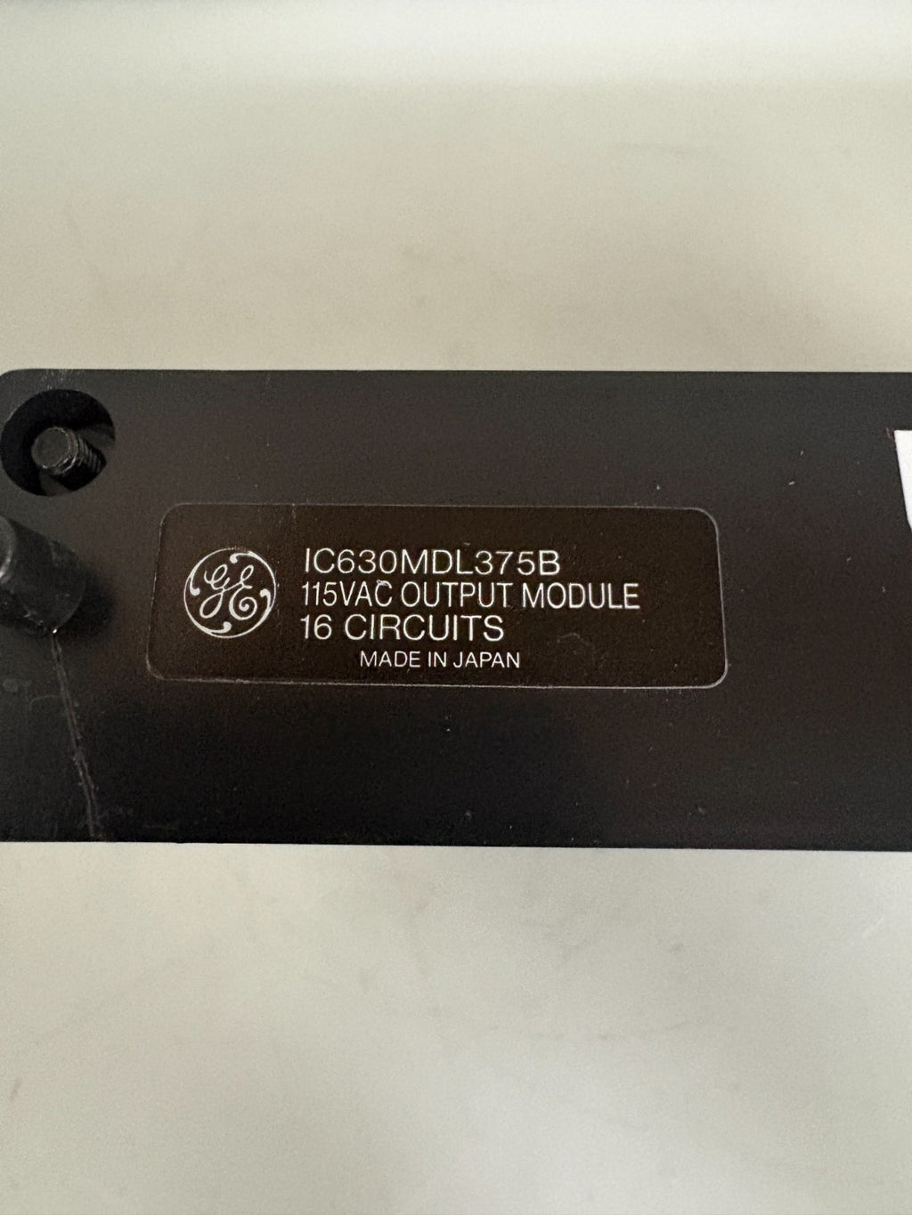 GENERAL ELECTRIC 115 VAC INPUT MODULE IC630MDL375B3