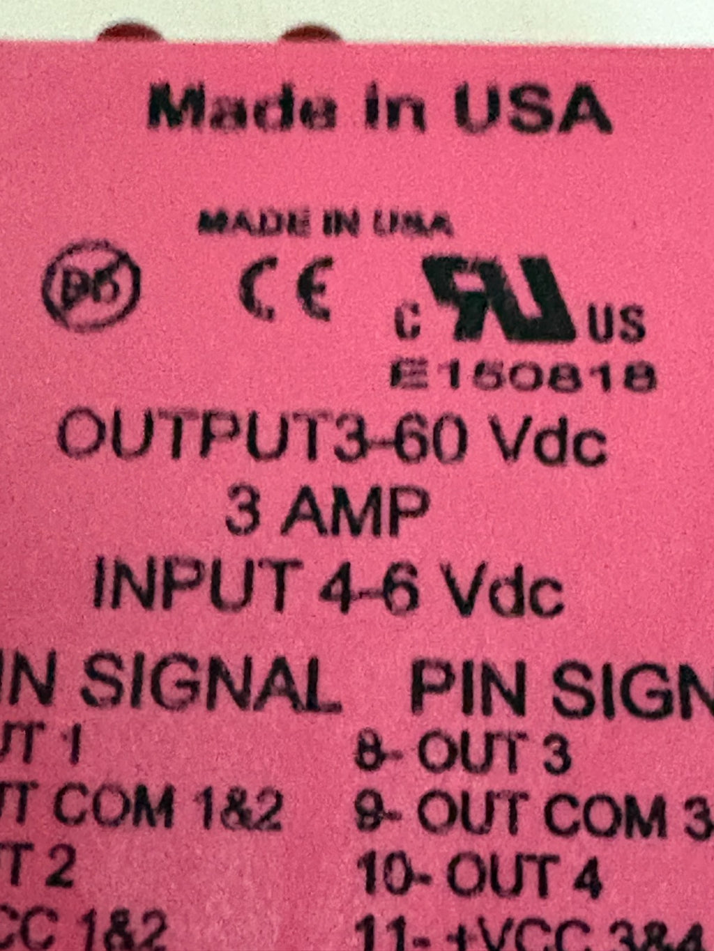 WRC SOLID STATE RELAY 1781-0B5Q3