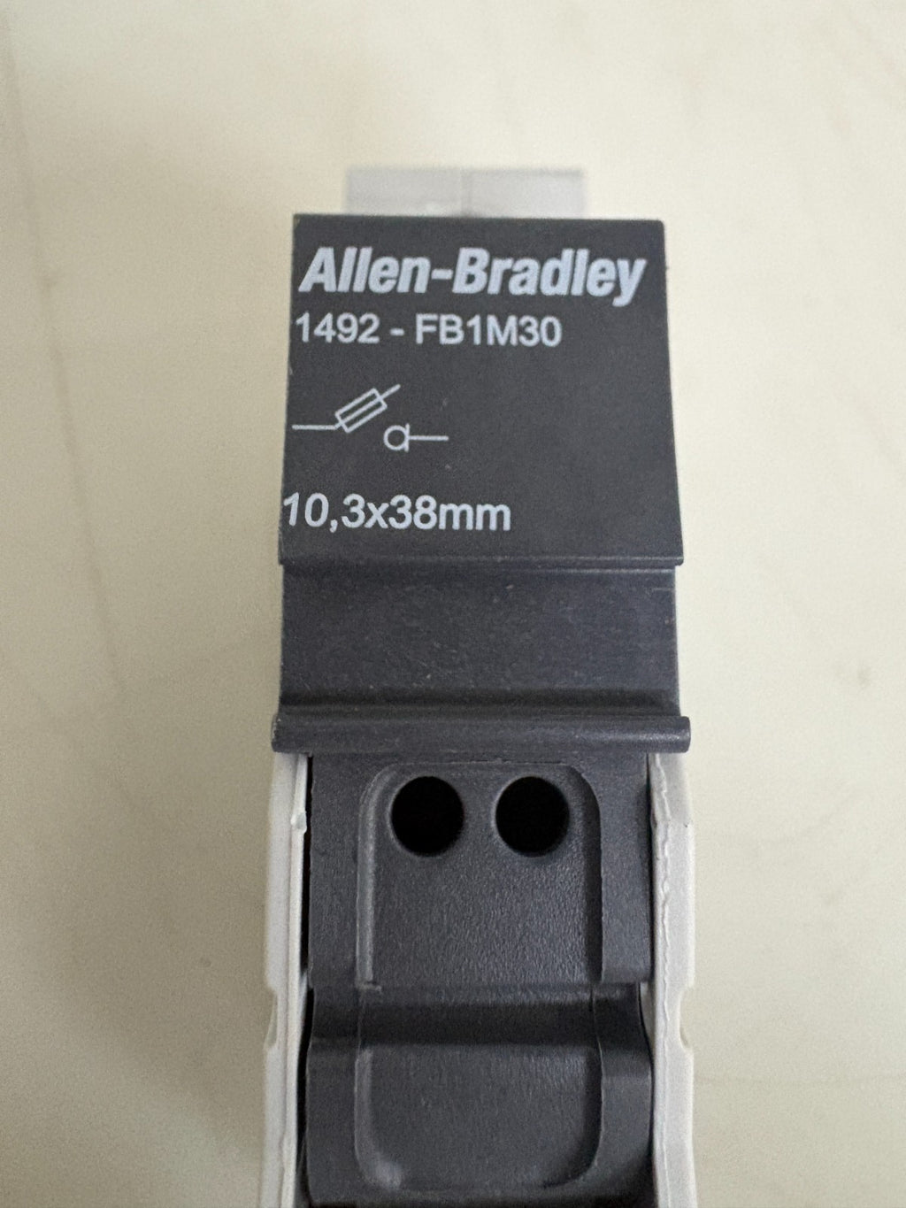 LOT OF 2 ALLEN BRADLEY FUSE HOLDER 1492-FB1M301