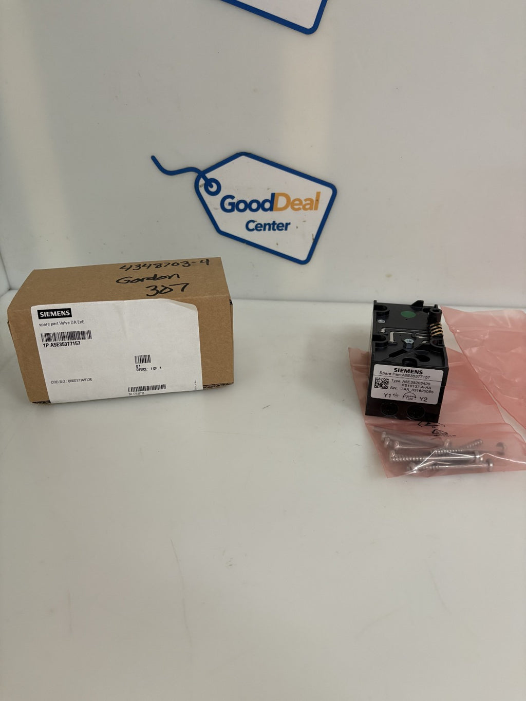 SIEMENS SPARE PART VALVE 1P A5E35377157