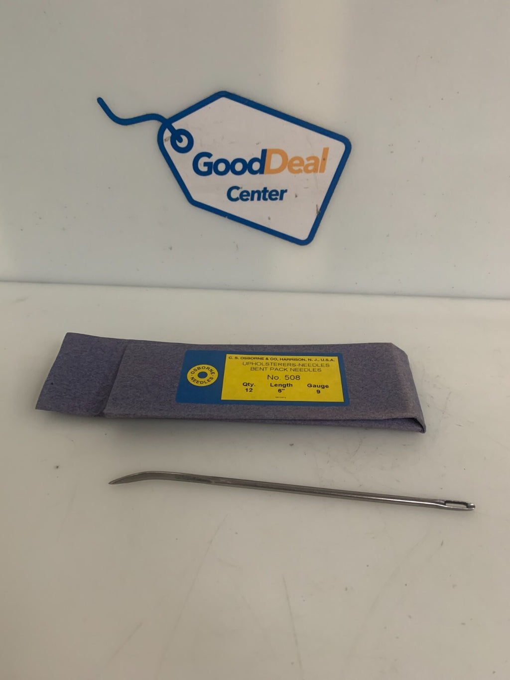LOT OF 10 C.S. OSBORNE & CO. UPHOLSTERERS BENT NEEDLE #508