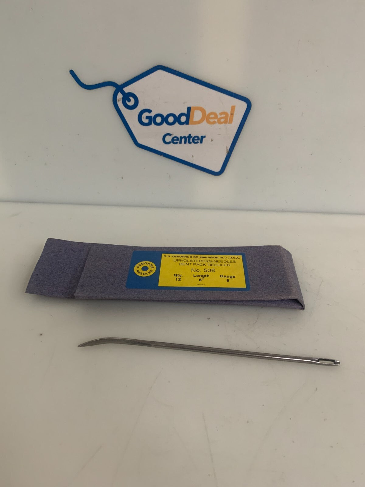 LOT OF 10 C.S. OSBORNE & CO. UPHOLSTERERS BENT NEEDLE #508