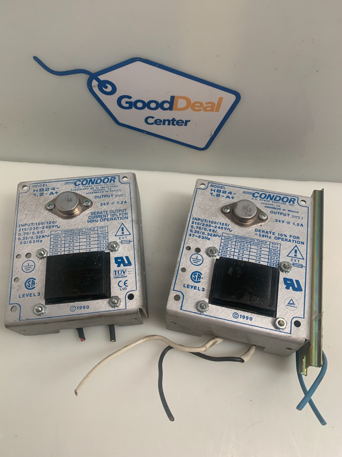 CONDOR  Linear Power Supply  HB24-1.2-A+  (Lot of 2)