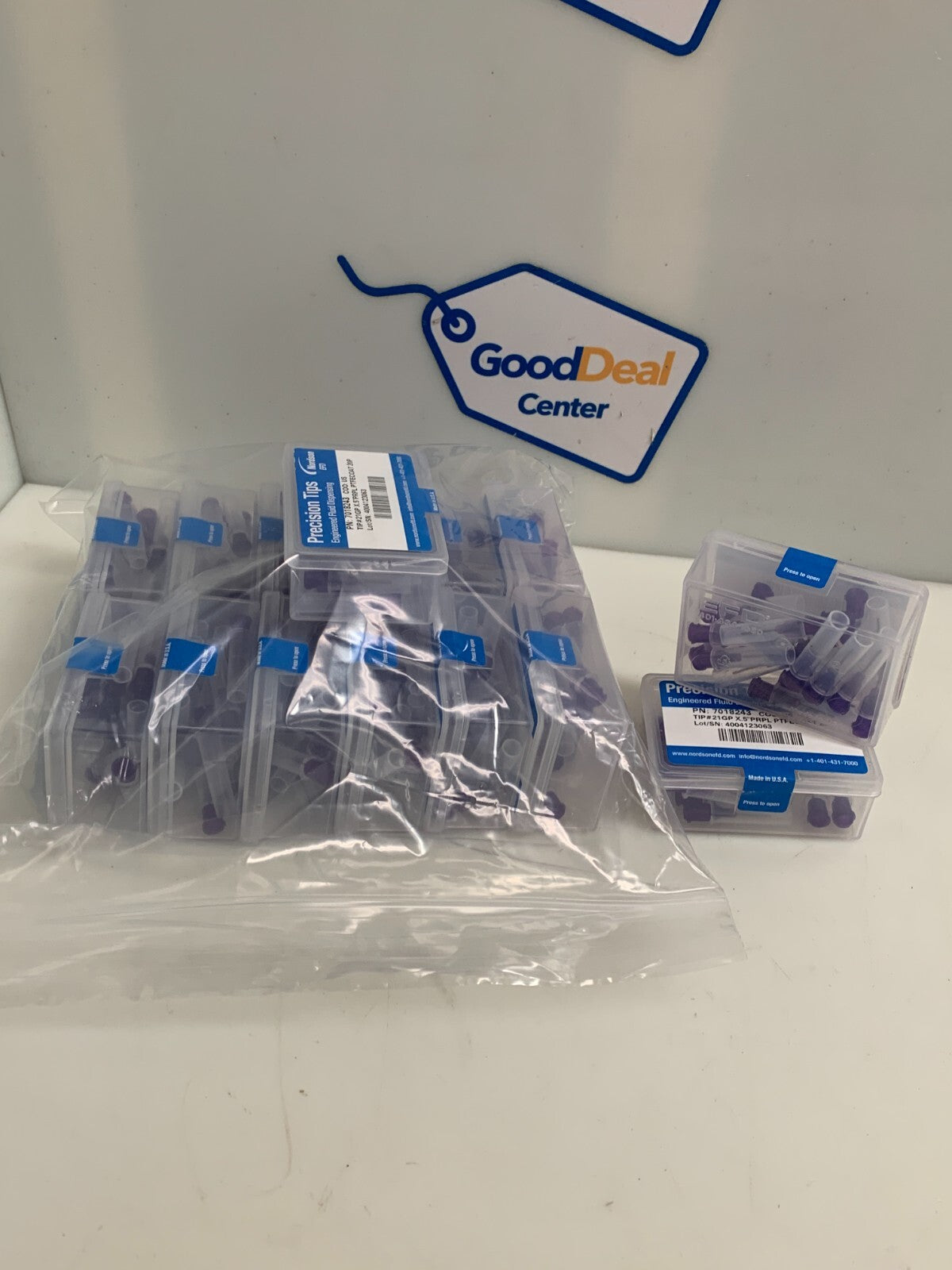Lot of 15 boxes of NORDSON EFD Precision Tips 7018243 (Box of 20)