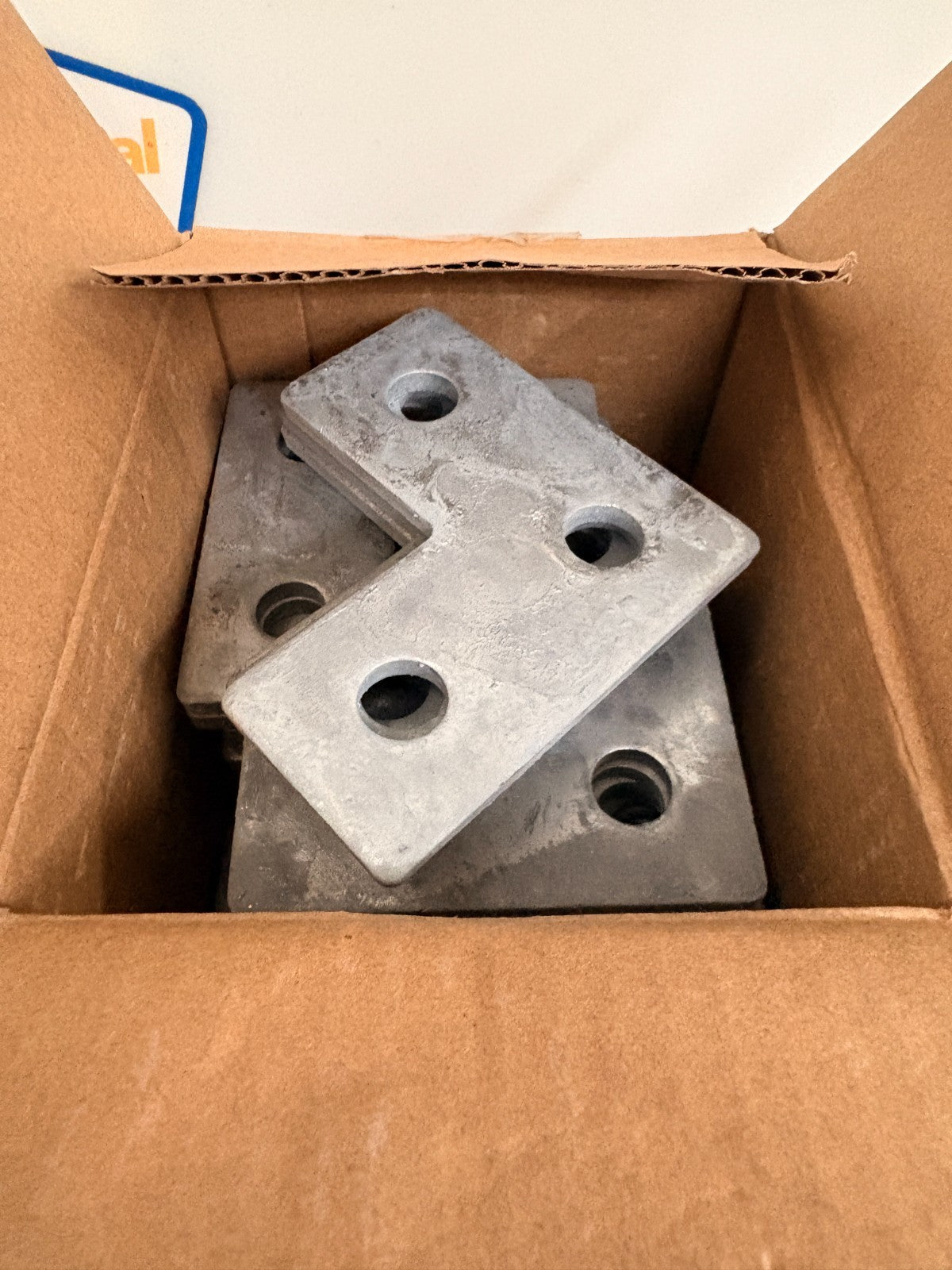 THOMAS & BETTS SUPERSTRUT FLAT PLATE FITTING AB219HDGC 25 IN BOX3
