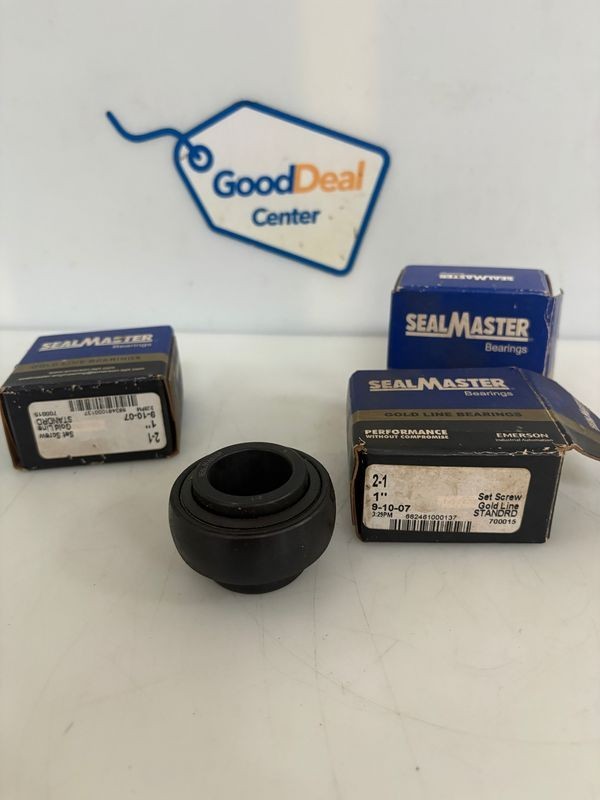 LOT OF 3 SEALMASTER 1" BORE BEARING #2-10