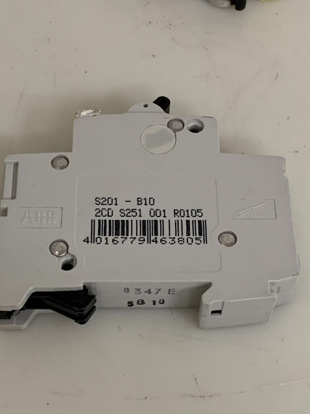 LOT OF 3  ABB CIRCUIT BREAKER S201-B10