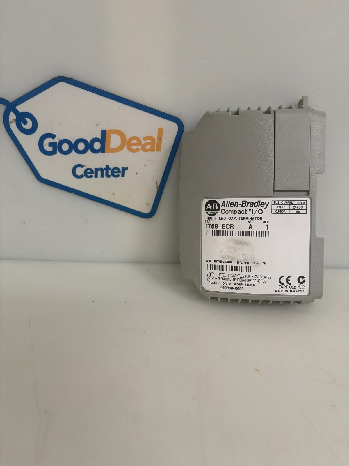 ALLEN BRADLEY RIGHT END CAP/TERMINATOR 1769-ECR A 10