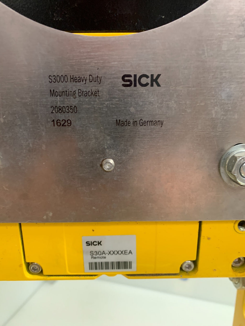 SICK LASER SCANNER #1023893 MARCH 2023 S3OA-7011EA WITH SICK MOUNTING BRACKET