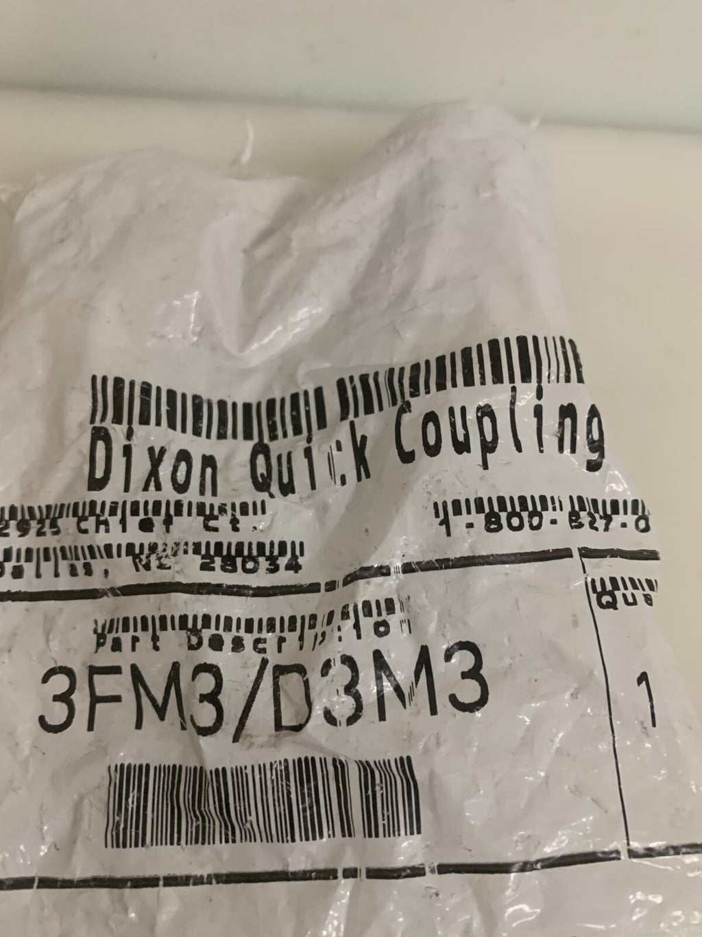 LOT OF 3 DIXON QUICK COUPLINGS 3FM3/D3M3