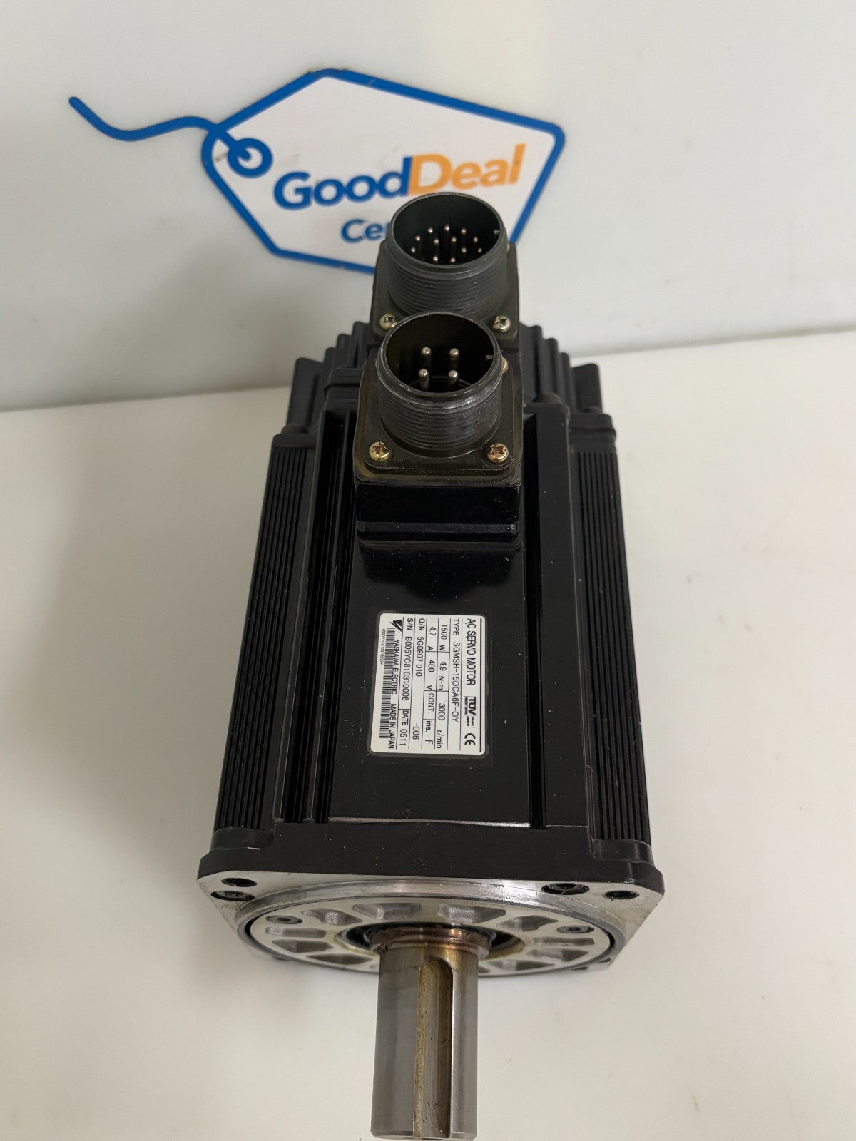 YASKAWA AC SERVO MOTOR SGMSH-15DCA6F-0Y