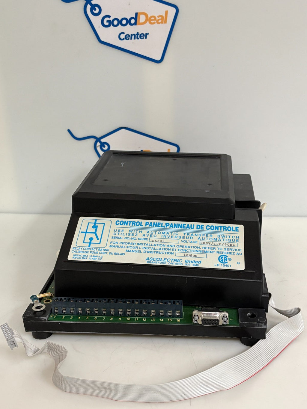 ASCOLECTRIC CONTROL PANEL ASCO 473668-002 J0