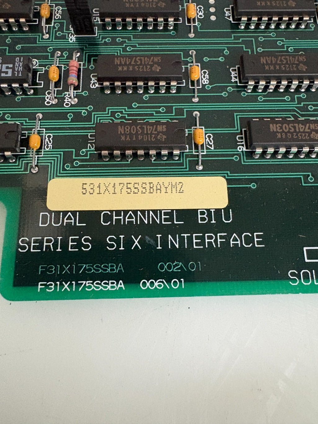 GE FANUC BIU SERIES SIX INTERFACE BOARD 531X175SSBAYM2
