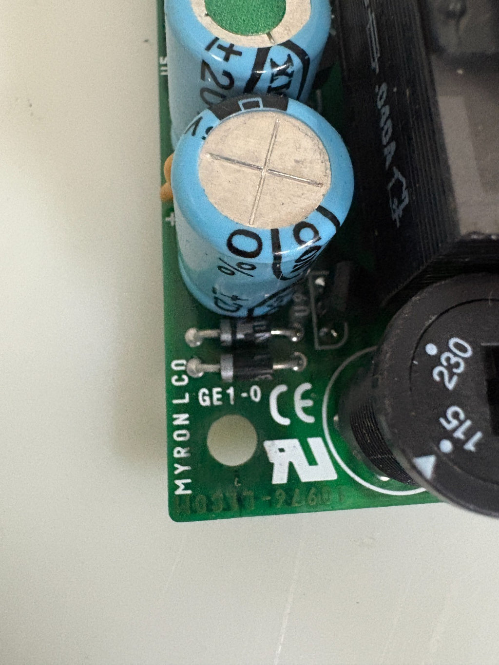 MYRON L CO CIRCUIT BOARD POWER SUPPLY 10976 RES 5/01 REV A