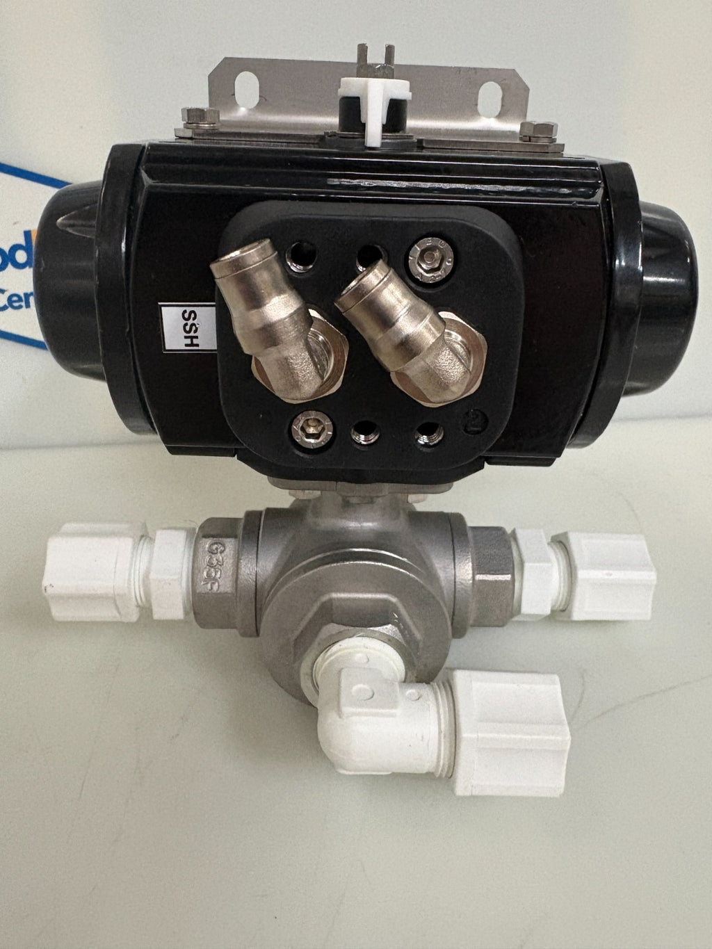 VALMET FIBER IMAGE MODULE SSH W/LEFT VALVE AND ACTUATOR VM149810 BURKERT #2548511