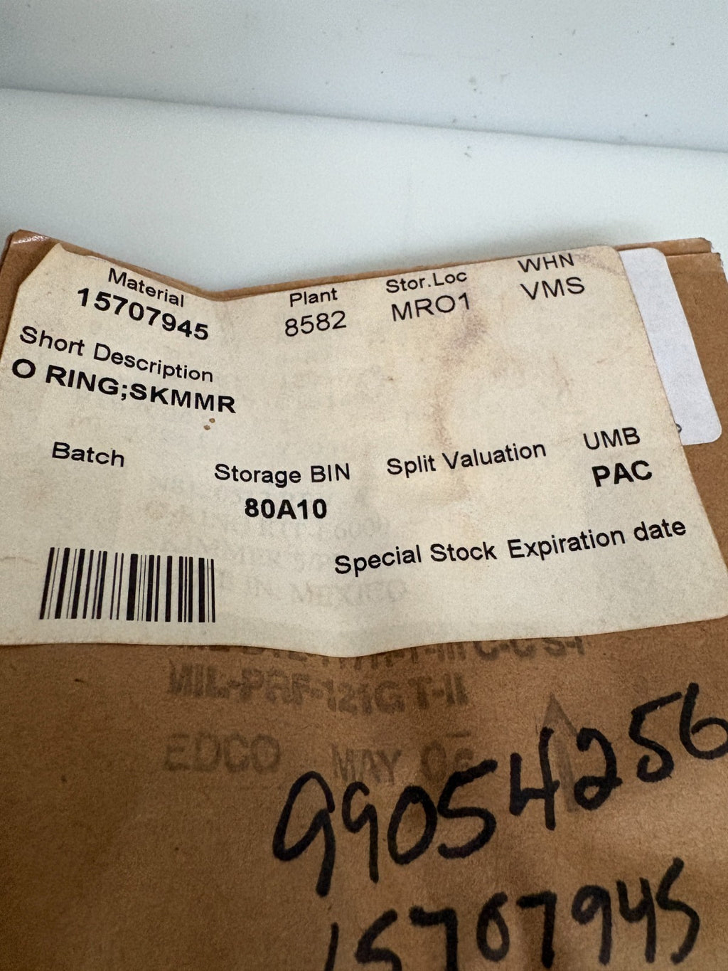 MICRO ANALYSIS O RING VITON BROWN N8120511 BAG OF 5
