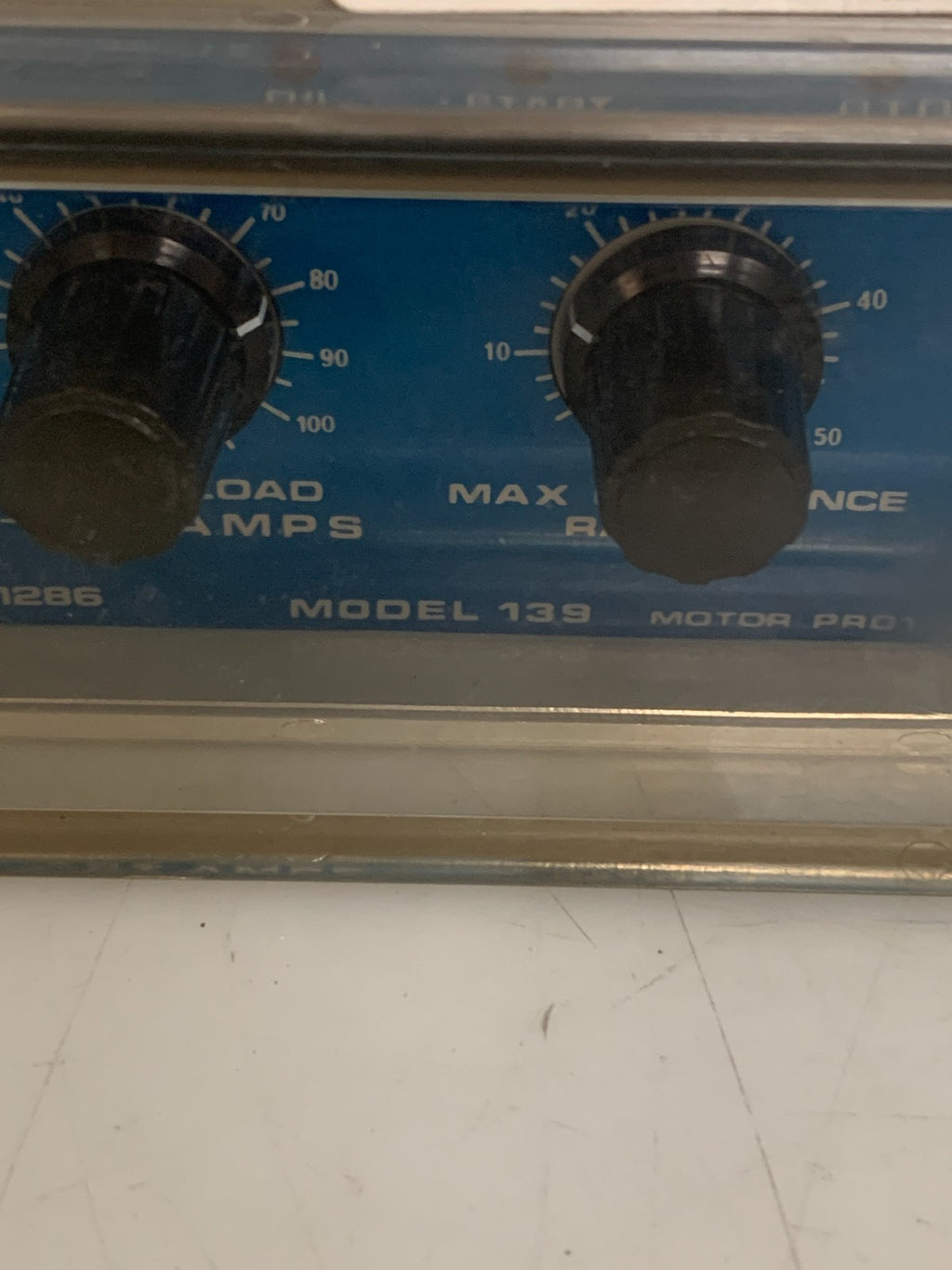 GE MULTILIN INC. MOTOR PROTECTION RELAY LR 41286 MODEL 139