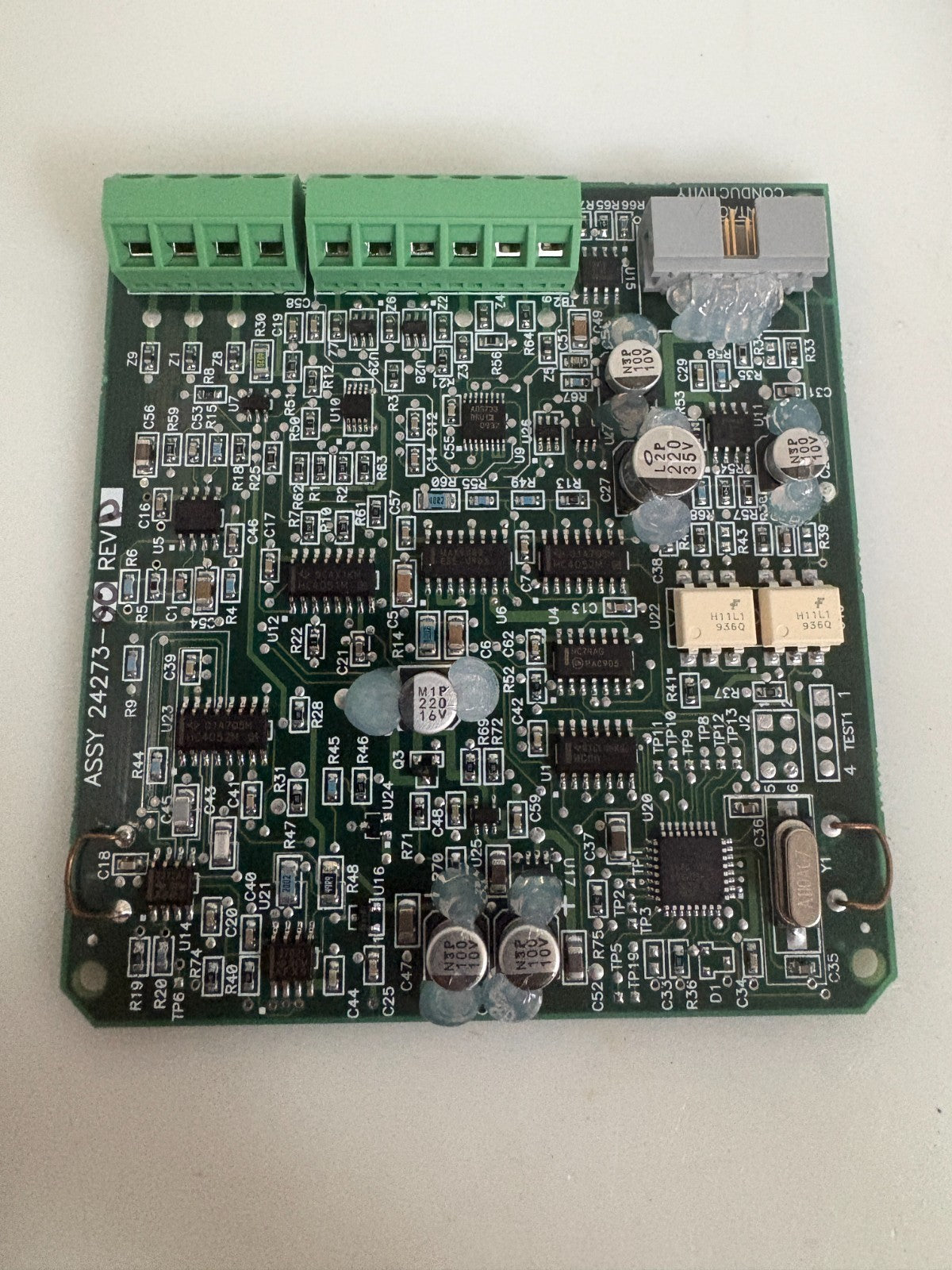 ROSEMOUNT ANAYTICAL PCB CONTACTING CONDUCT SIGNAL FOR MODEL 1056 OR KIT 24264-001
