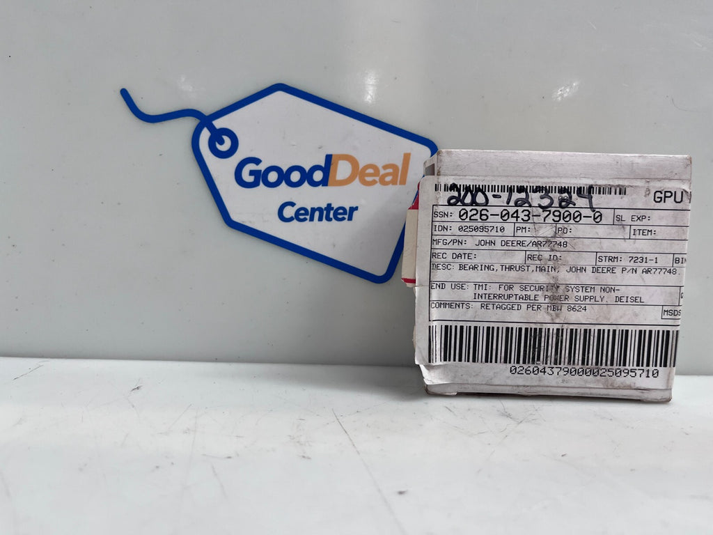 JOHN DEERE AR77748 Thrust Bearing