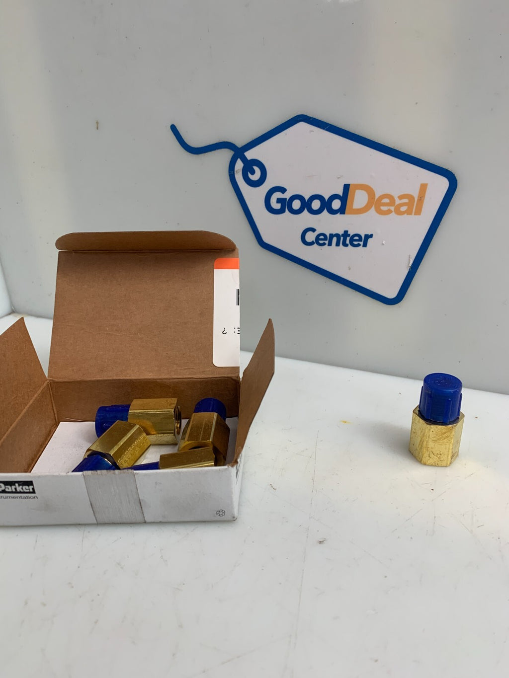 PARKER  4-4 RA-B   Brass Pipe Adapter  (Box of 5)0