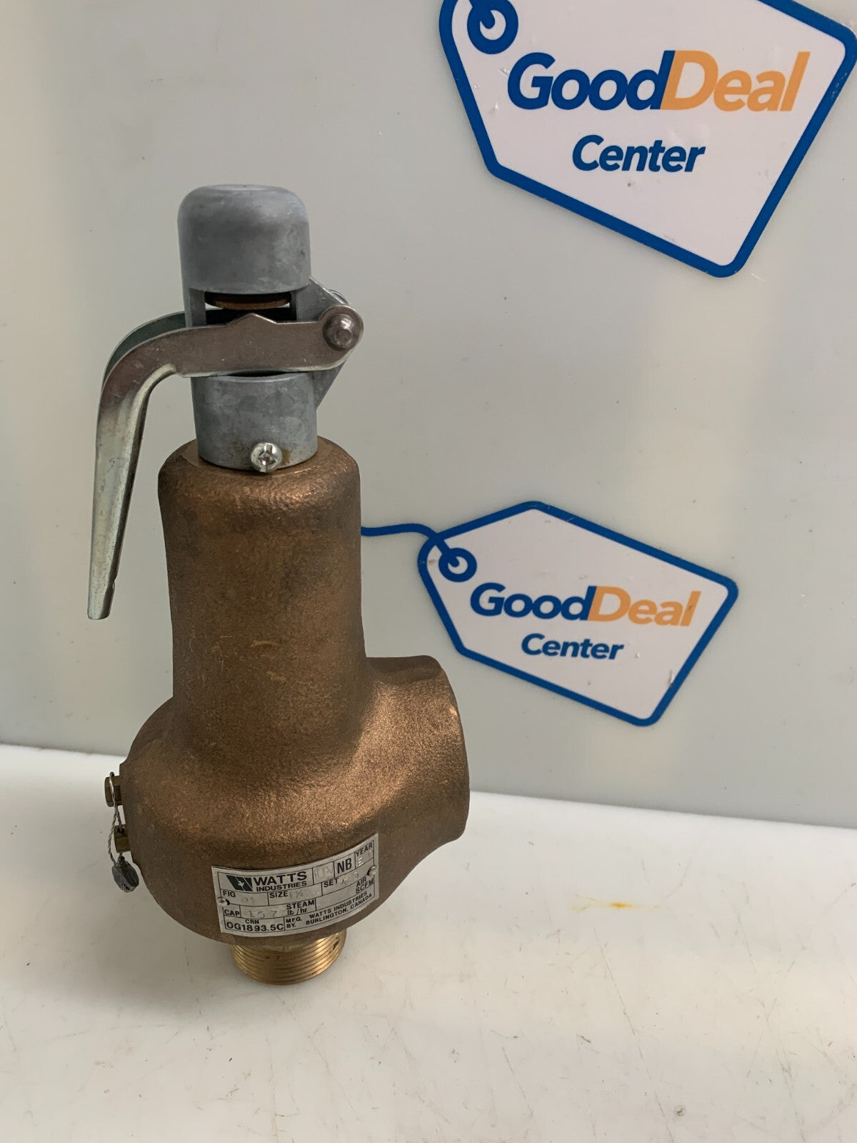 WATTS INDUSTRIES  P150828478  Steam Pressure Relief Valve  1 1/40