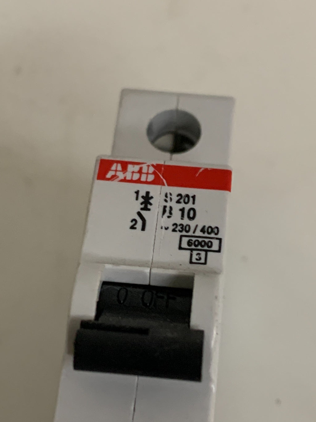 LOT OF 4  ABB CIRCUIT BREAKER S201-B10