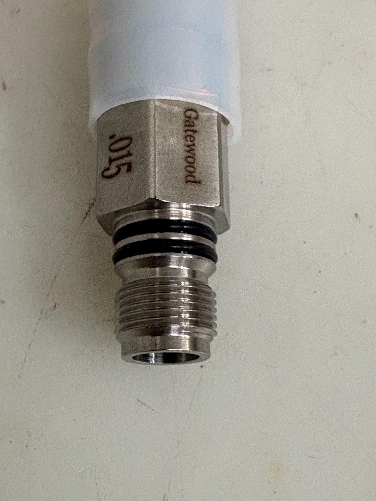 LOT OF 4 GATEWOOD RUBY TIP NOZZLE .015 X2 R-PRL1547SS