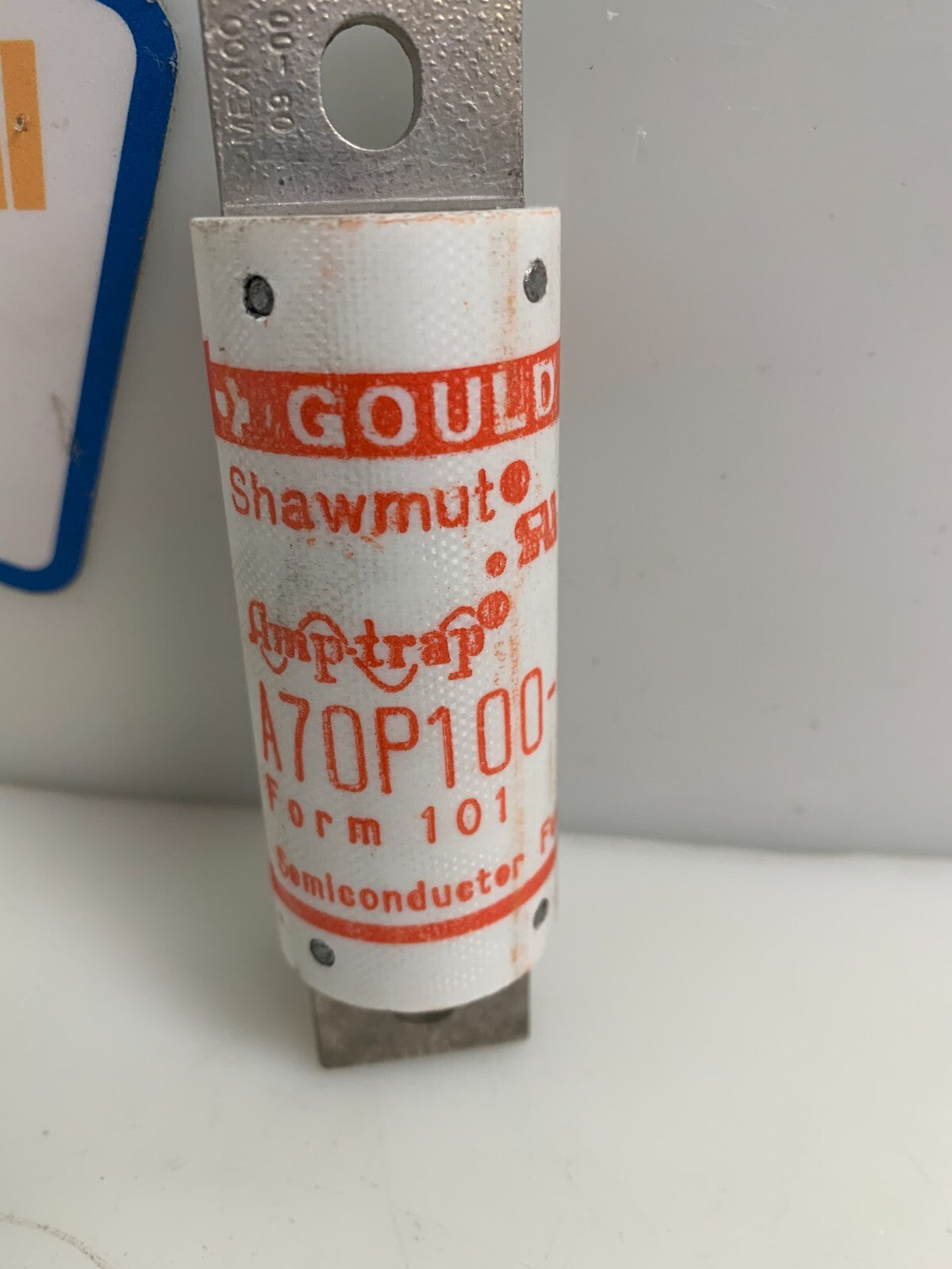 LOT OF 2 GOULD SHAWMUT AMPTRAP SEMICONDUCTOR FUSE A70P100-41
