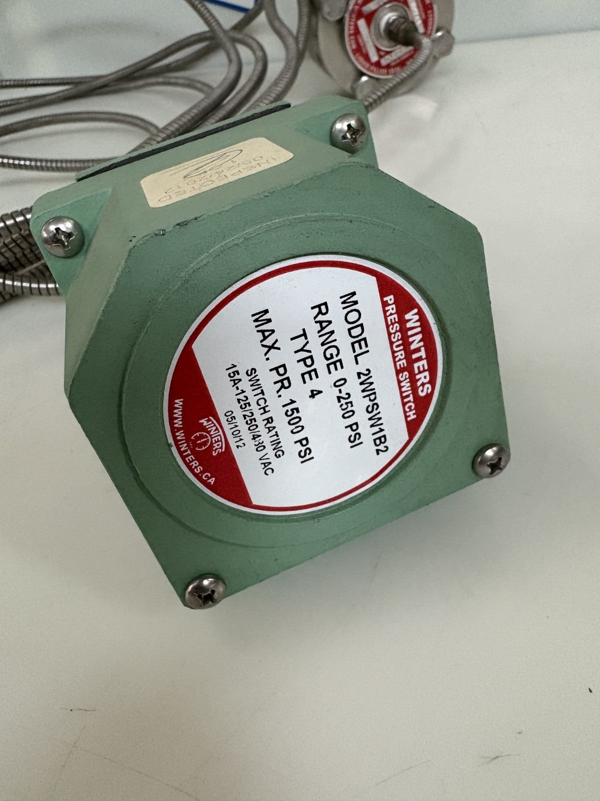 WINTERS PRESSURE SWITCH 2WPSW1B2 W/D70 HEAVY DUTY 2 PC INDUSTRIAL SEAL1