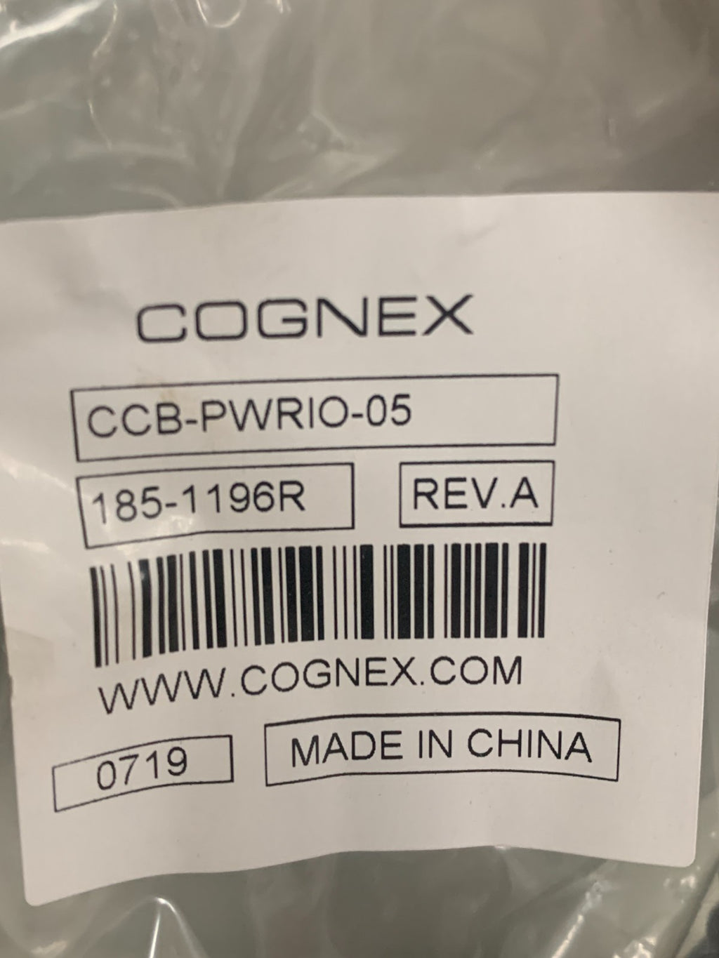 COGNEX POWER CABLE CCB-PWR10-052