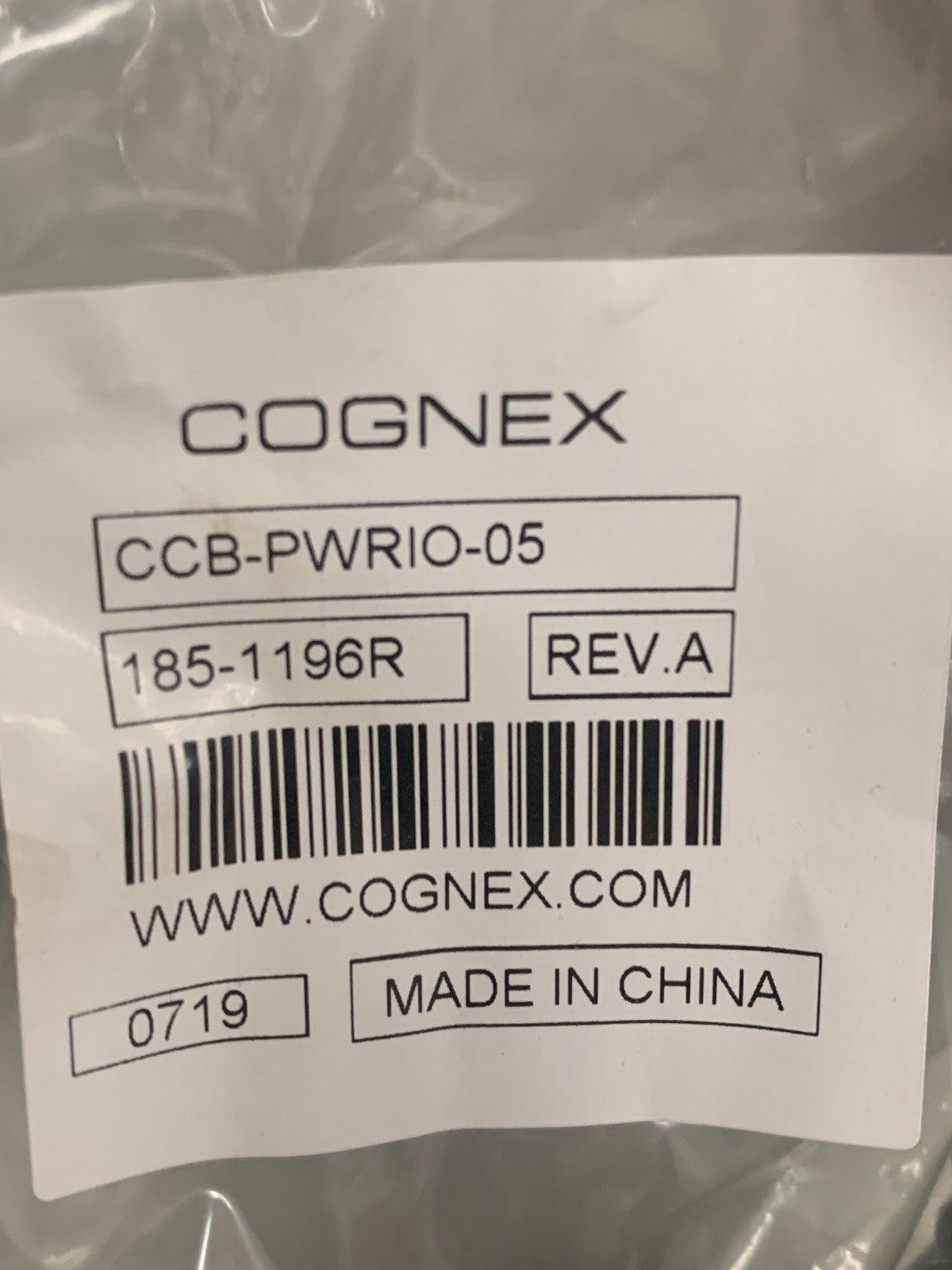 COGNEX POWER CABLE CCB-PWR10-052