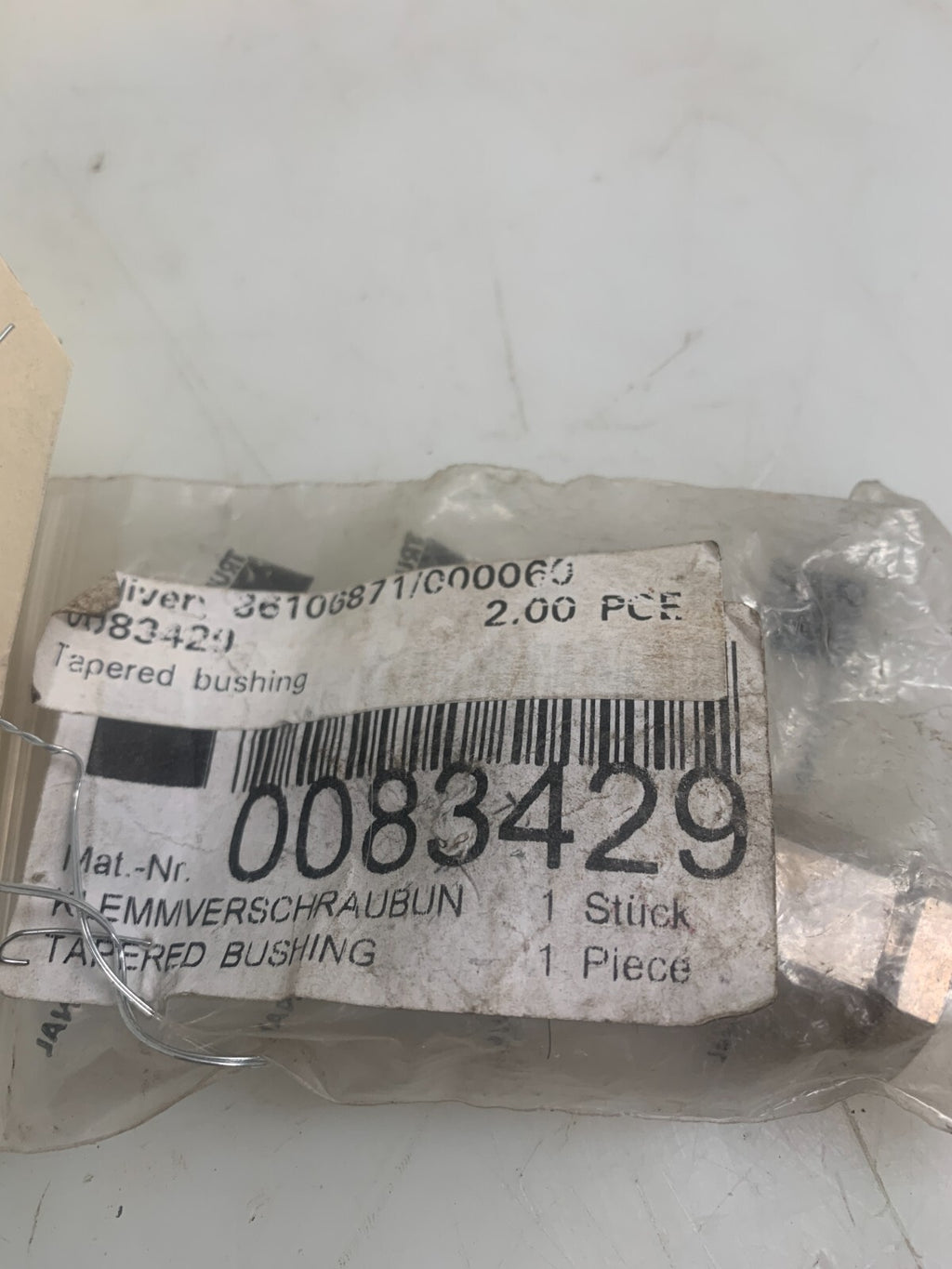 TRUMPF 0083429   Tapered Bushing (Lot of 2)