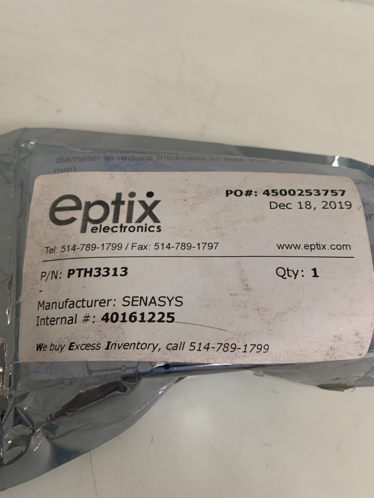 SENASYS PUSH BUTTON PTH-3313 MICROSWITCH