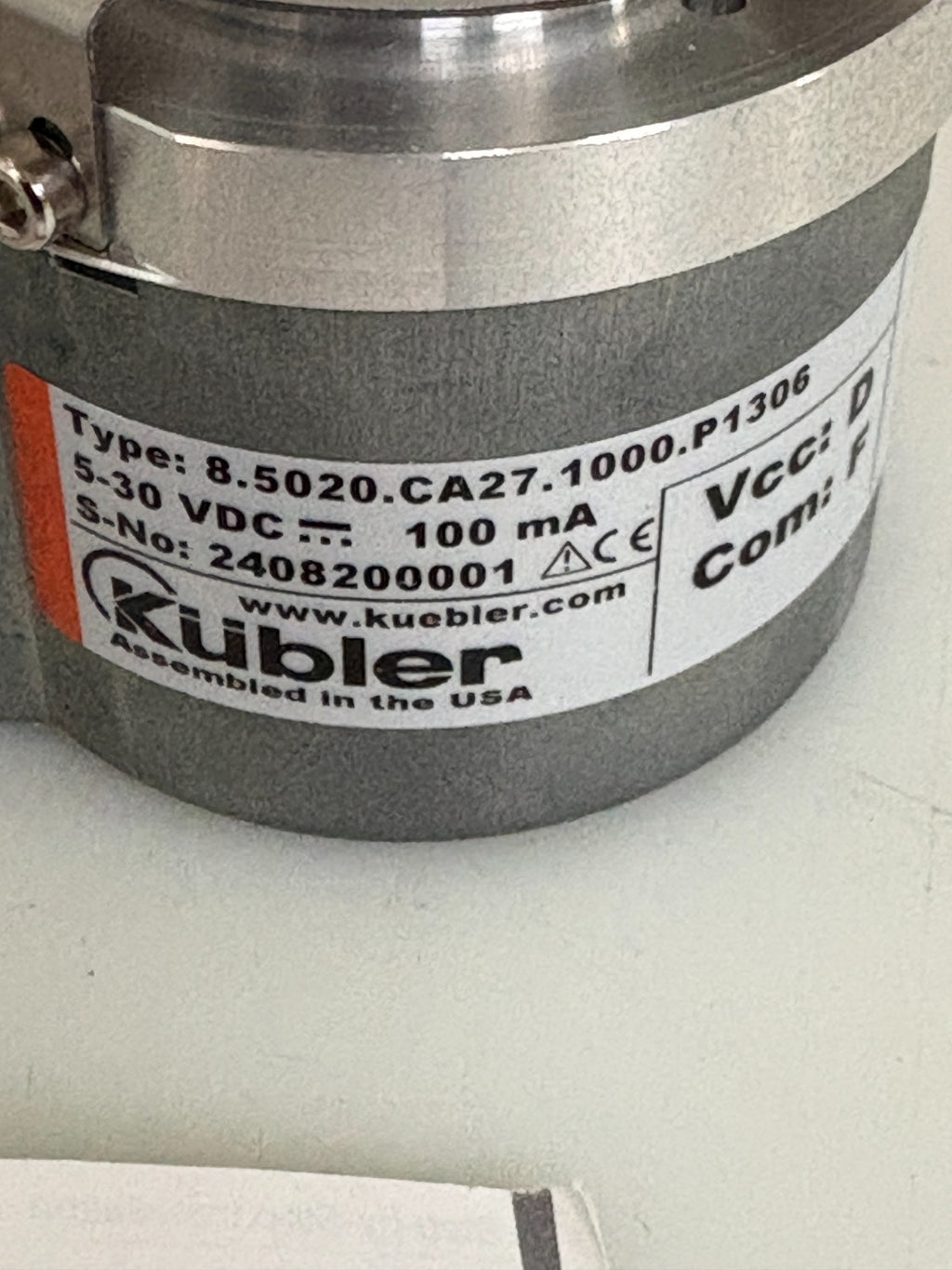 KUBLER INCREMENTAL ENCODER 8.5020.CA24.1000.P1300 2