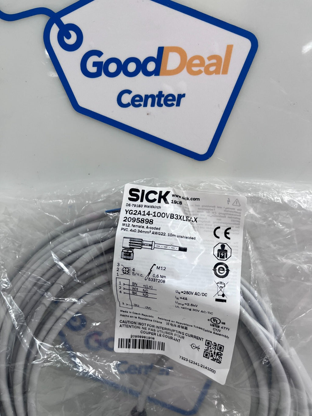 SICK YG2A14-100VB3XLEAX Sensor Cable