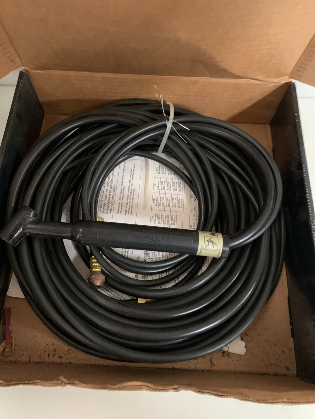 ARCAIR BLACK GOLD TIG TORCH SET 25 ' BGP-18-25