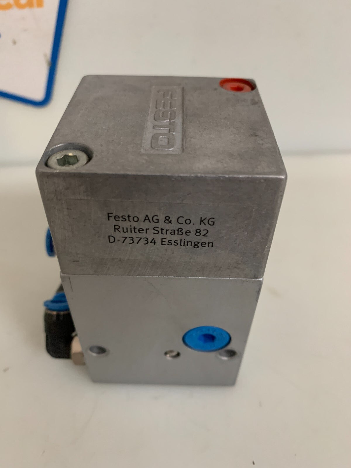 FESTO PNEUMATIC SOLENOID VALVE ZSB-1/8 3527 B5082