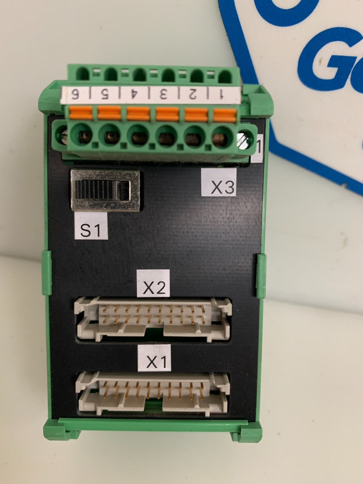 LOT OF 2 SIEMENS AUT 5 SWITCH INTERFACE MODULE PHOENIX CONTACT BLOCK