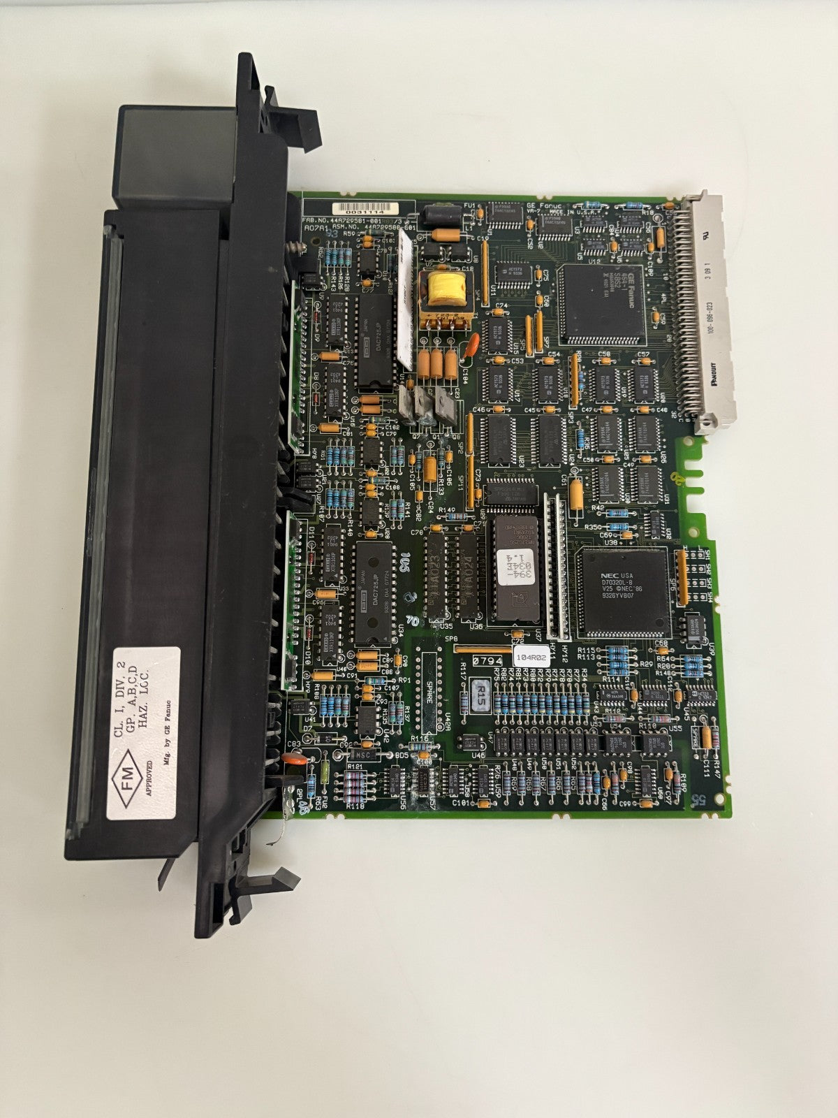 GE-FANUC PC BOARD ADD ON BOARD 44A729581-001 R08/33