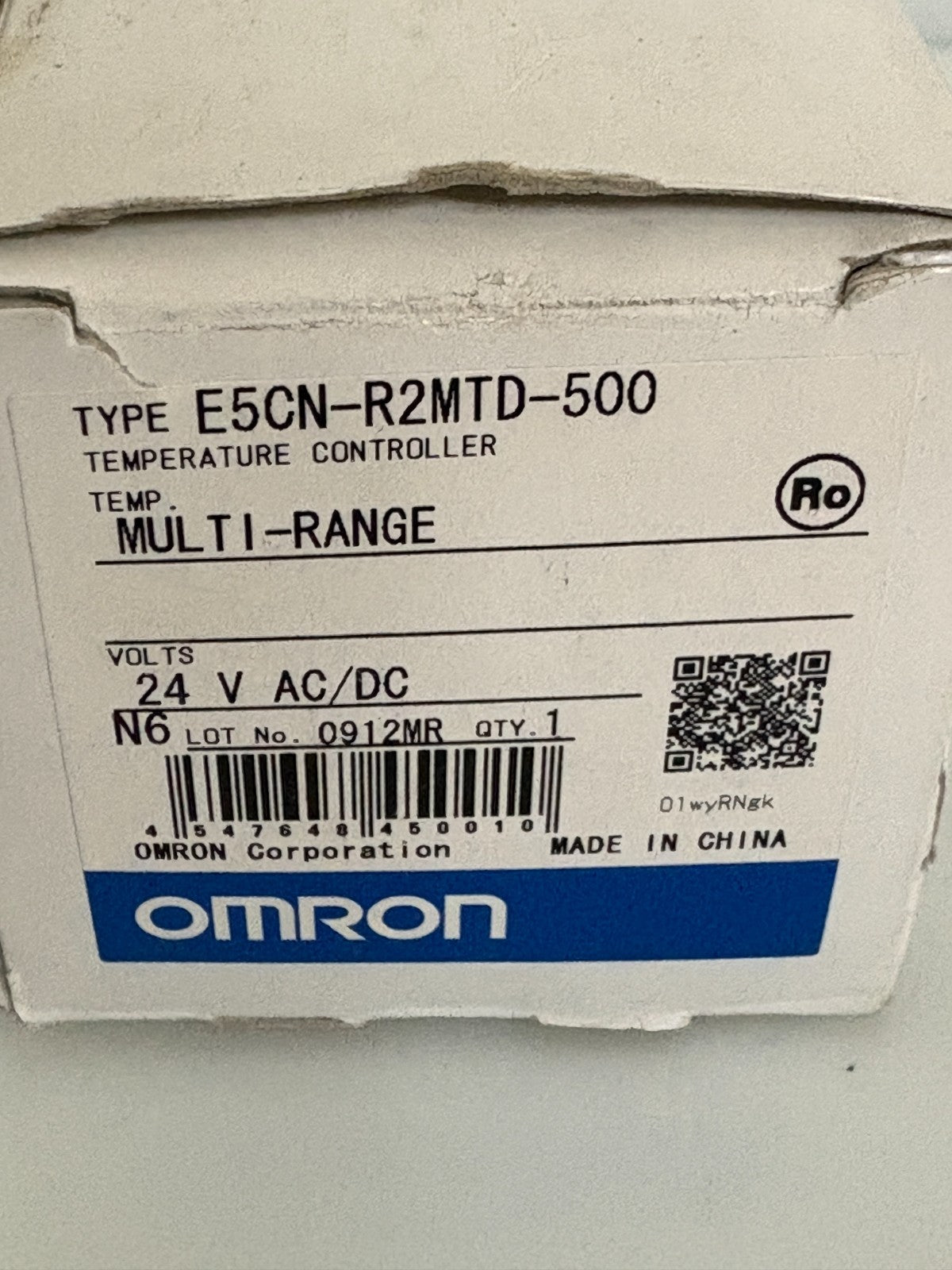 OMRON MULTI RANGE TEMPERATURE CONTROLLER E5CN-R2MTD-500