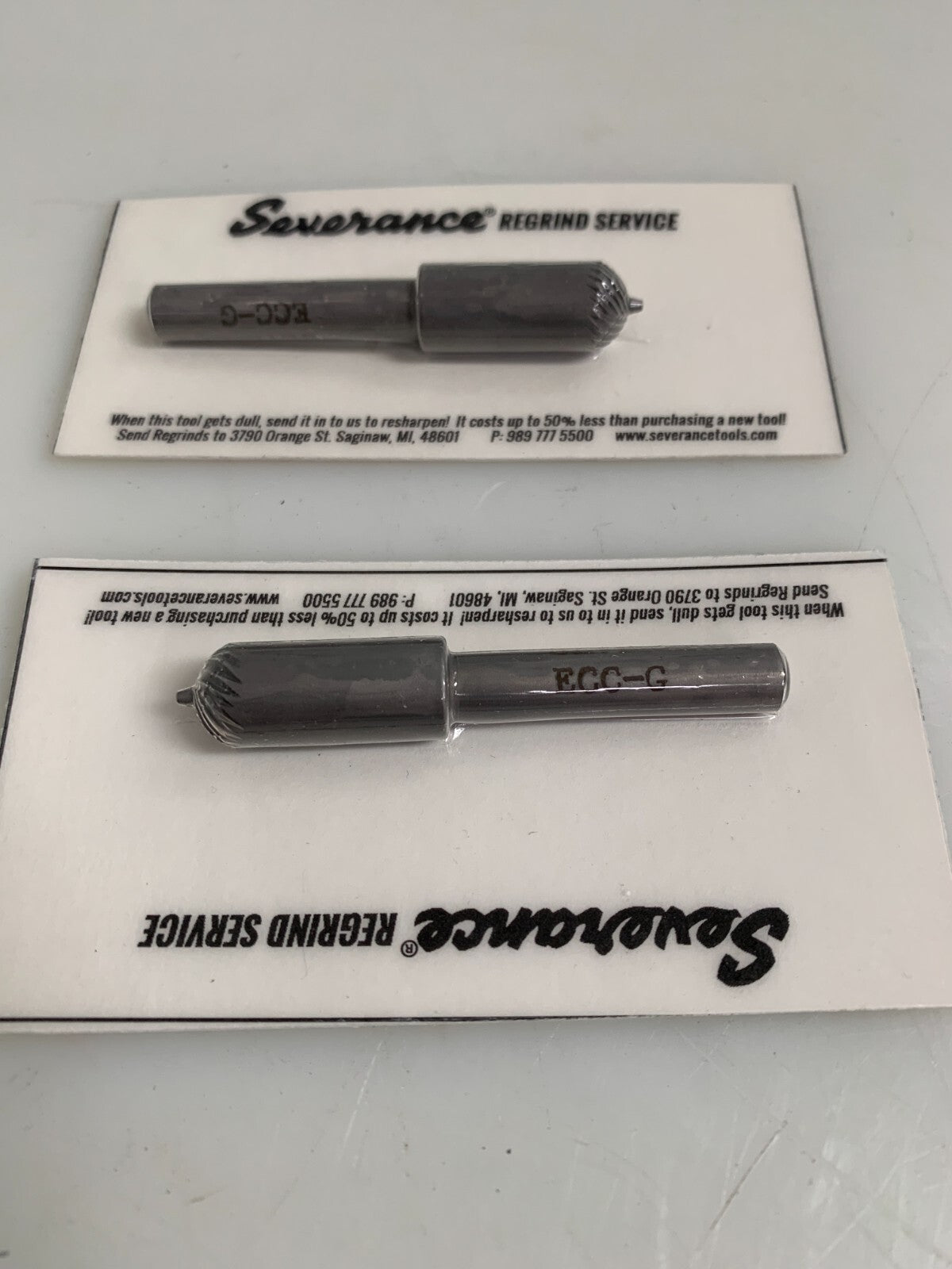 SEVERANCE BALL NOSE DEBURRING CUTTER ECC-G LOT OF 3 W/ FREE ES-3/8-50